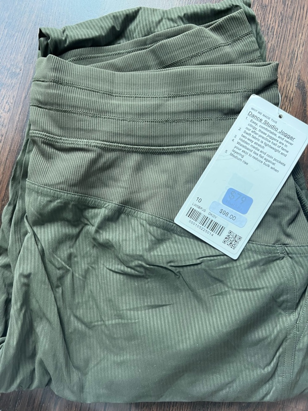 NEW Lululemon Dance Studio Jogger Dark Olive
